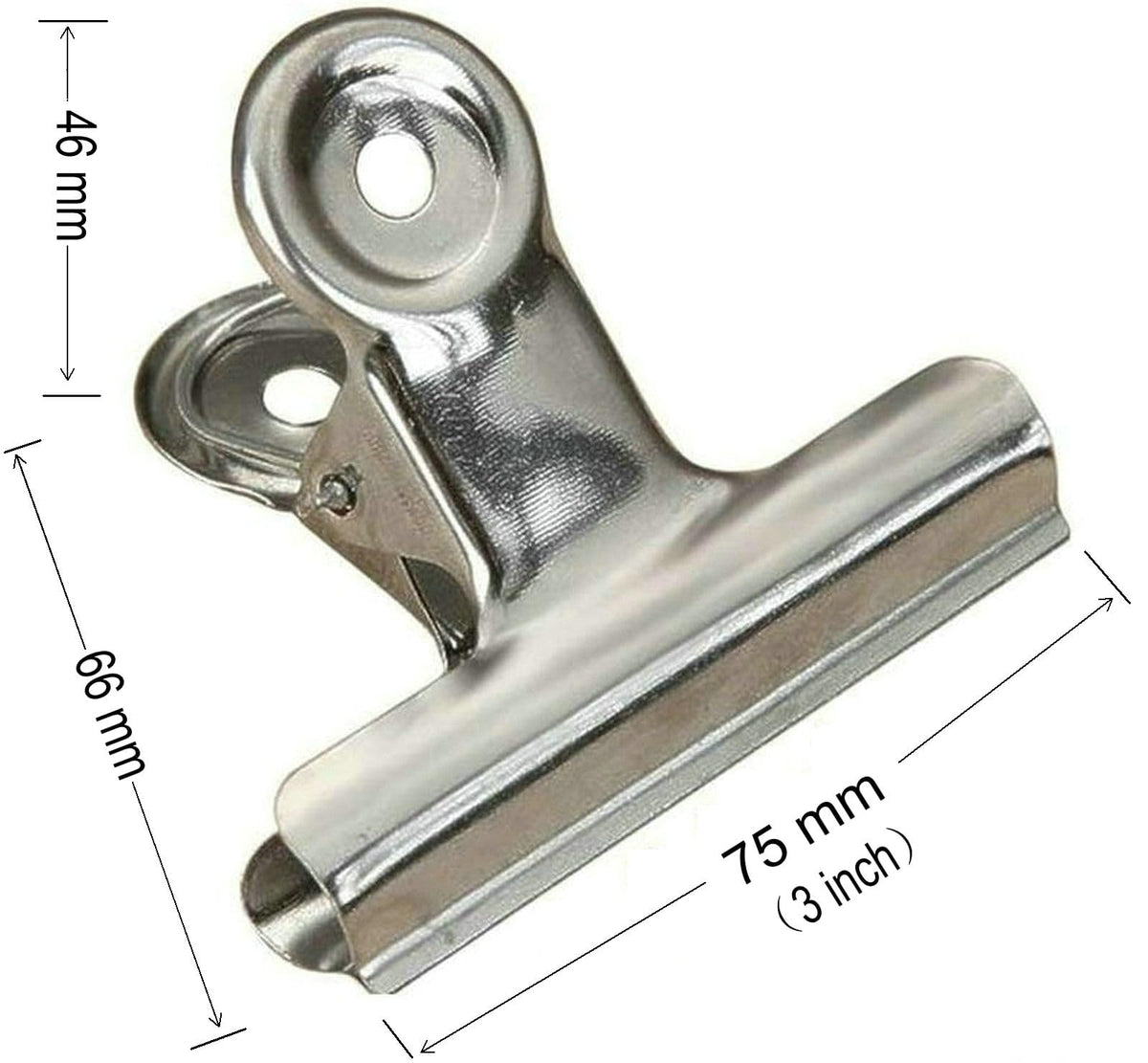 18 Pack Stainless Steel Chip Bag Clips Heavy Duty Food Bags Clamp Clips for Kitchen Office School (18 Count)