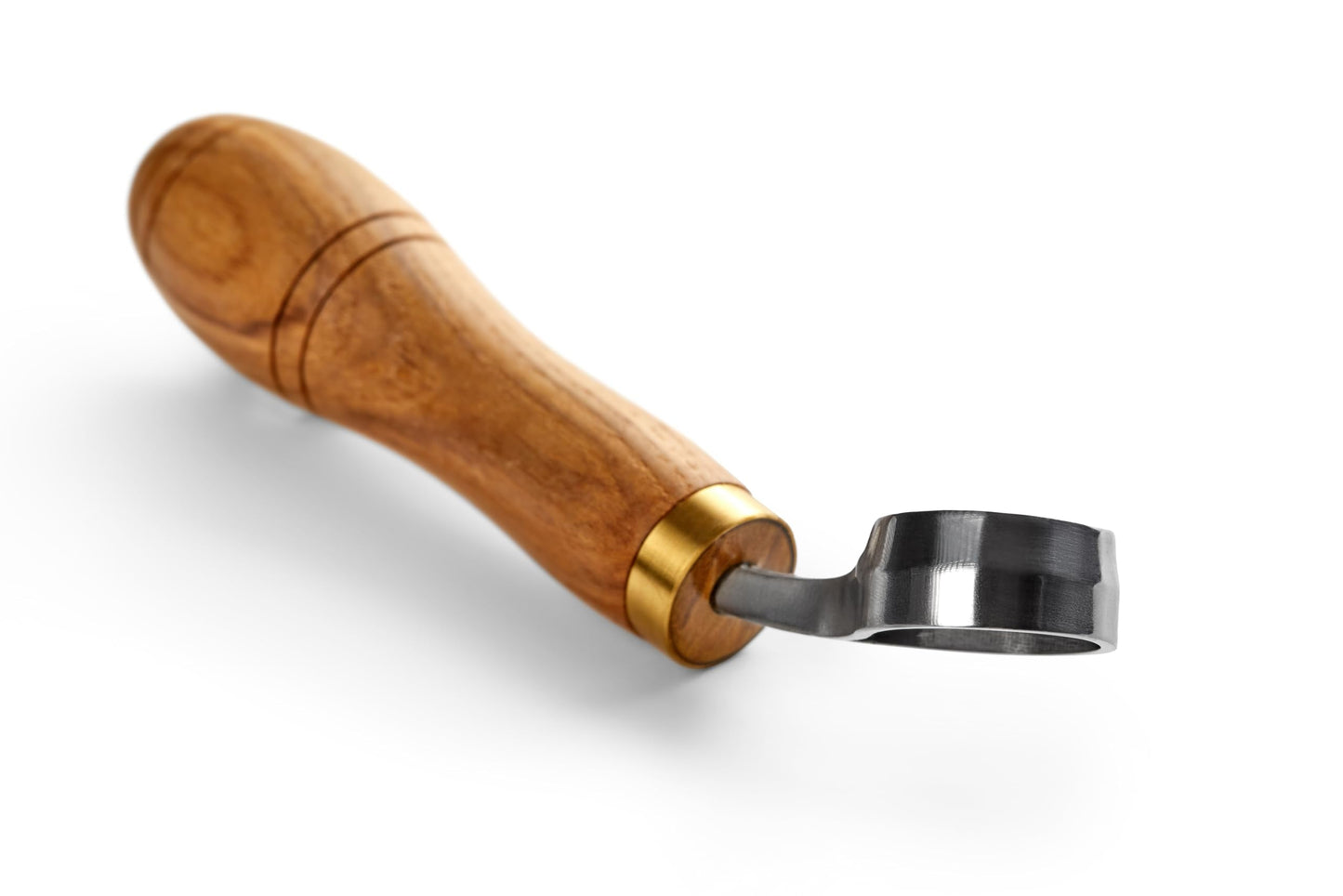 Wood Carving Scorp Knife. Round Carving Tool for Spoons, Bowls and Cups. Wood Carvers Rounded Hook Knife Spoon carving knife. (ANGLED)