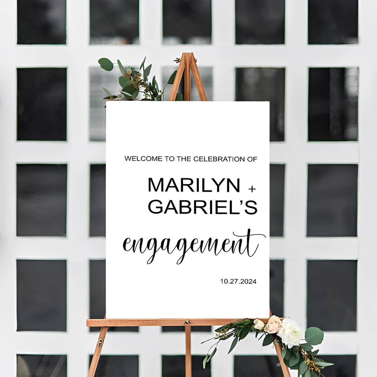 Wedding Welcome Sign - Engagement Party Sign