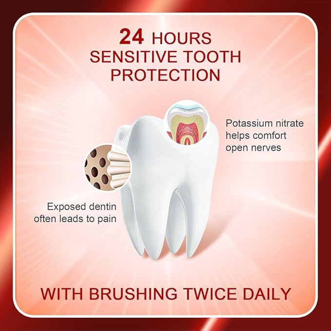 SP 6 Whitening Toothpaste with Probiotics - Supports Oral Health, Fights Plaque & Brightens Smile
