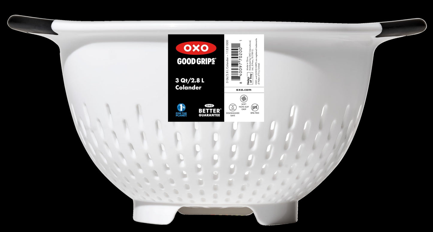 OXO Good Grips 3 QT Plastic Colander