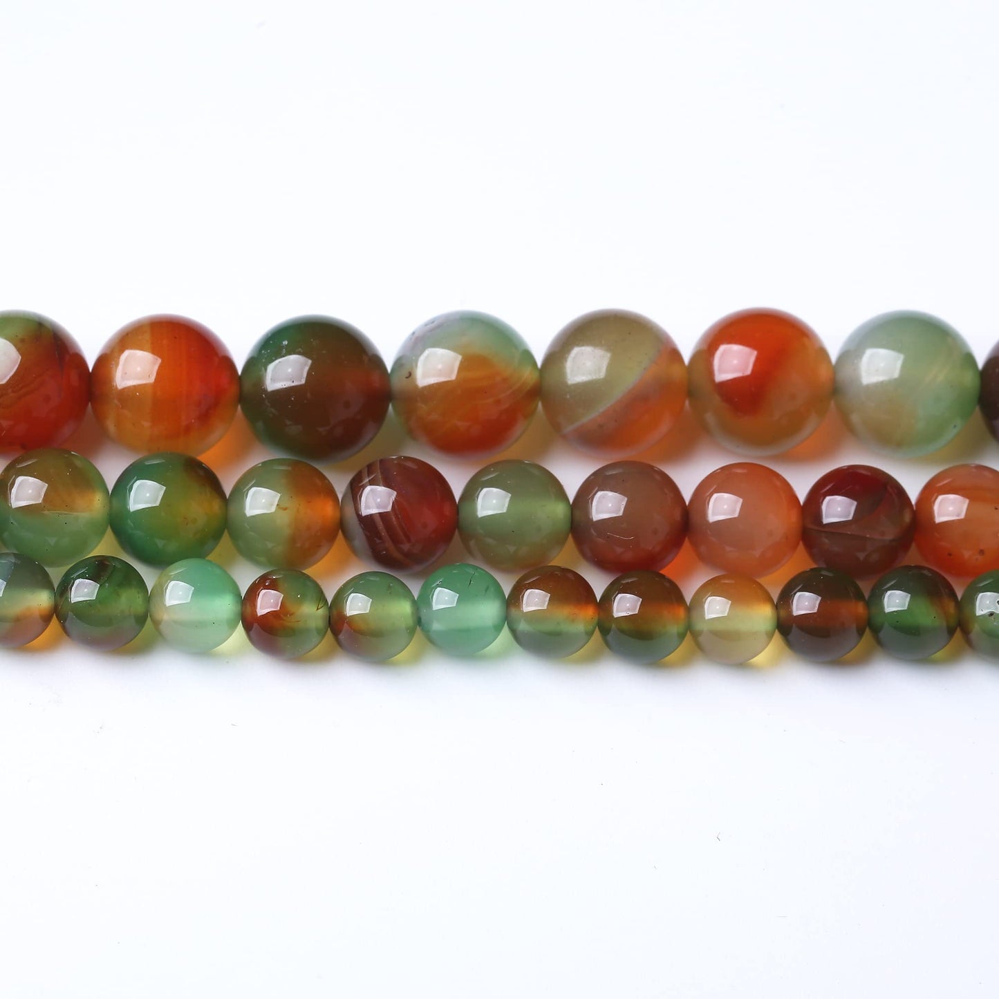 10MM Peacock Agate Round Loose Beads Natural Gem Beads Crystal Energy Stone Beads for Jewelry Making DIY Bracelet Necklace