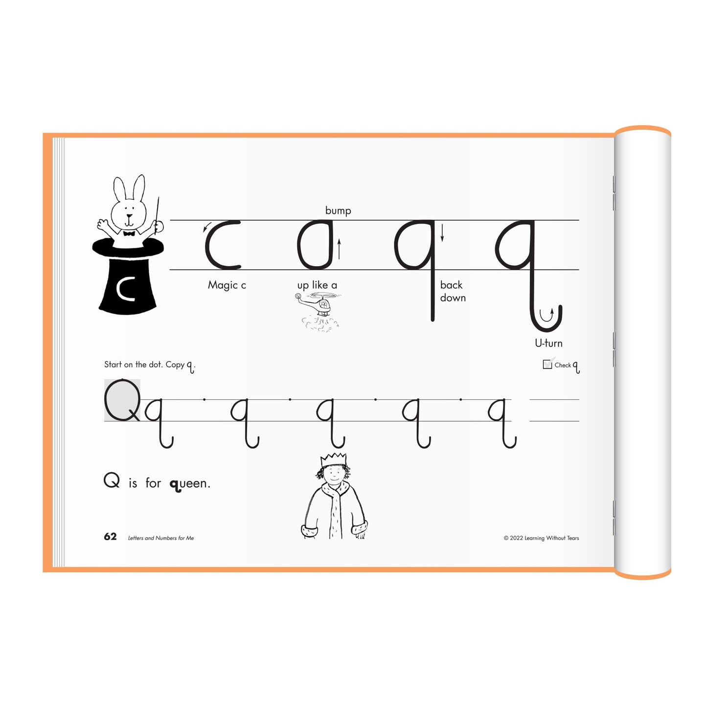 Learning Without Tears, Letters and Numbers for Me, Student Workbook, Age 5+, Kindergarten, Handwriting Practice, Writing Book, School & Home, Language Arts, Tutoring