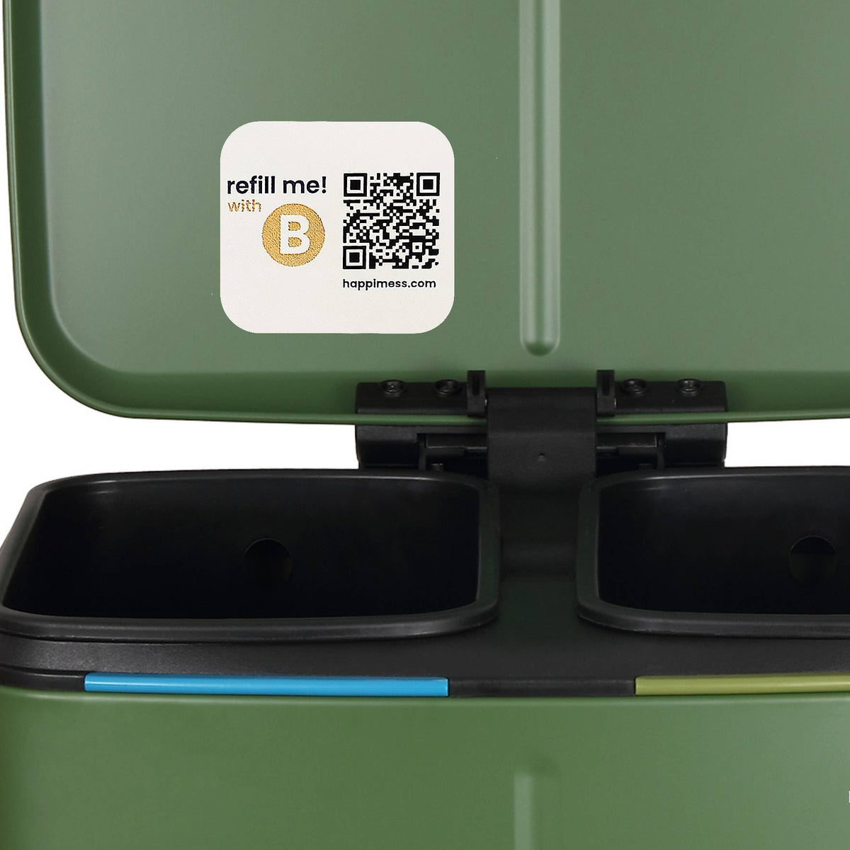 Marco 10.6 Gal Double Bucket Step Trash Can