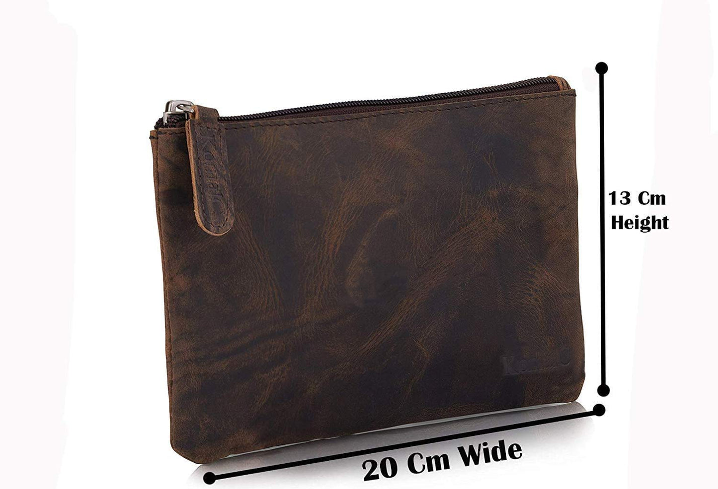 Leather Pencil pouch pen case zippered pencil case Sleeve Elegant and practical for artists. Perfect for office by KomalC
