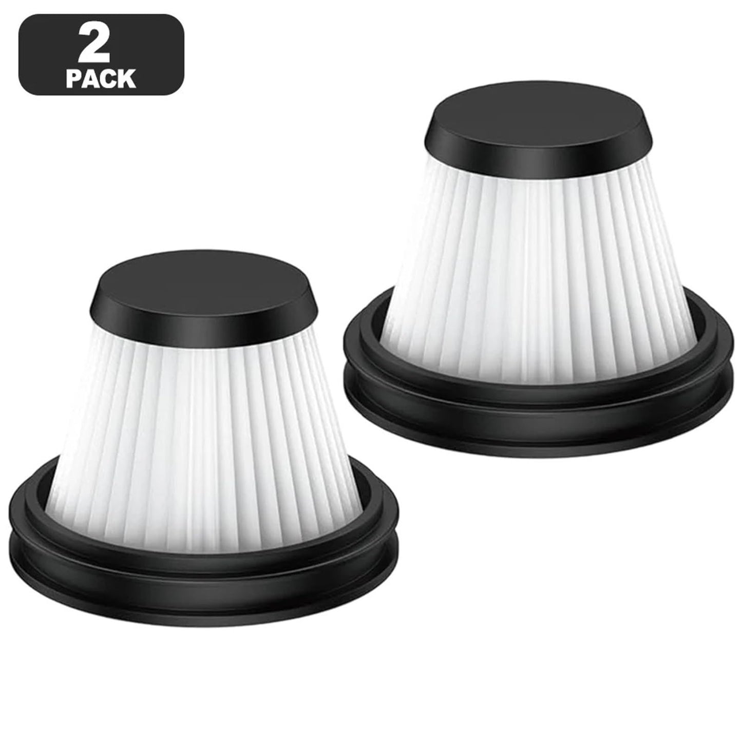 Reliable Daily Use 2/4pcs Filter Kit Car Vacuum Cleaner Filter,Compatible with Baseus A5/A5air Car 16000pa Vacuum Cleaner Household Cleaning Parts(2 PACK)