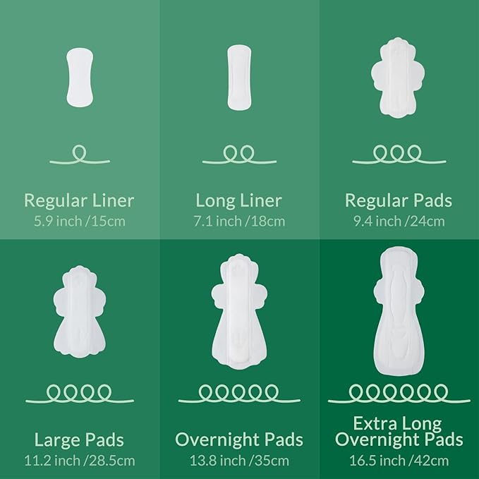 100% Organic Pads for Women, Ultra Thin Feminine Pads with Wings, Unscented Period Pads, Regular Absorbency Sanitary Pads, Organic Cotton Pads Menstrual (Regular, Size 3, 108 Count)