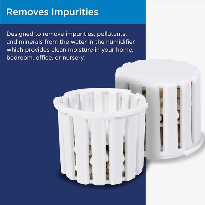 Westinghouse Ceramic Ball Filter Set for Westinghouse Humidifiers WSHUJ2158B & WSHUJ2158A (4 Pack) - Features Honeycomb Filtration System to Maintain Clean and Breathable Air