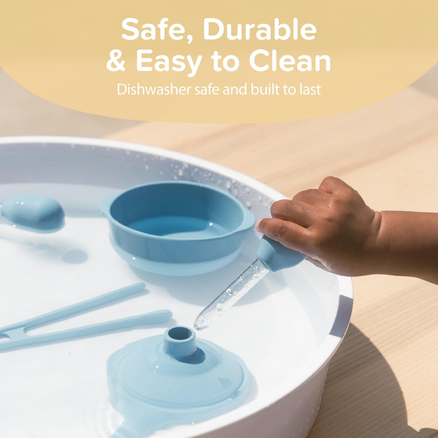 Inspire My Play Blue Sensory Bin Accessories Start Kit - Sensory Bin Toys - Messy Play Tools