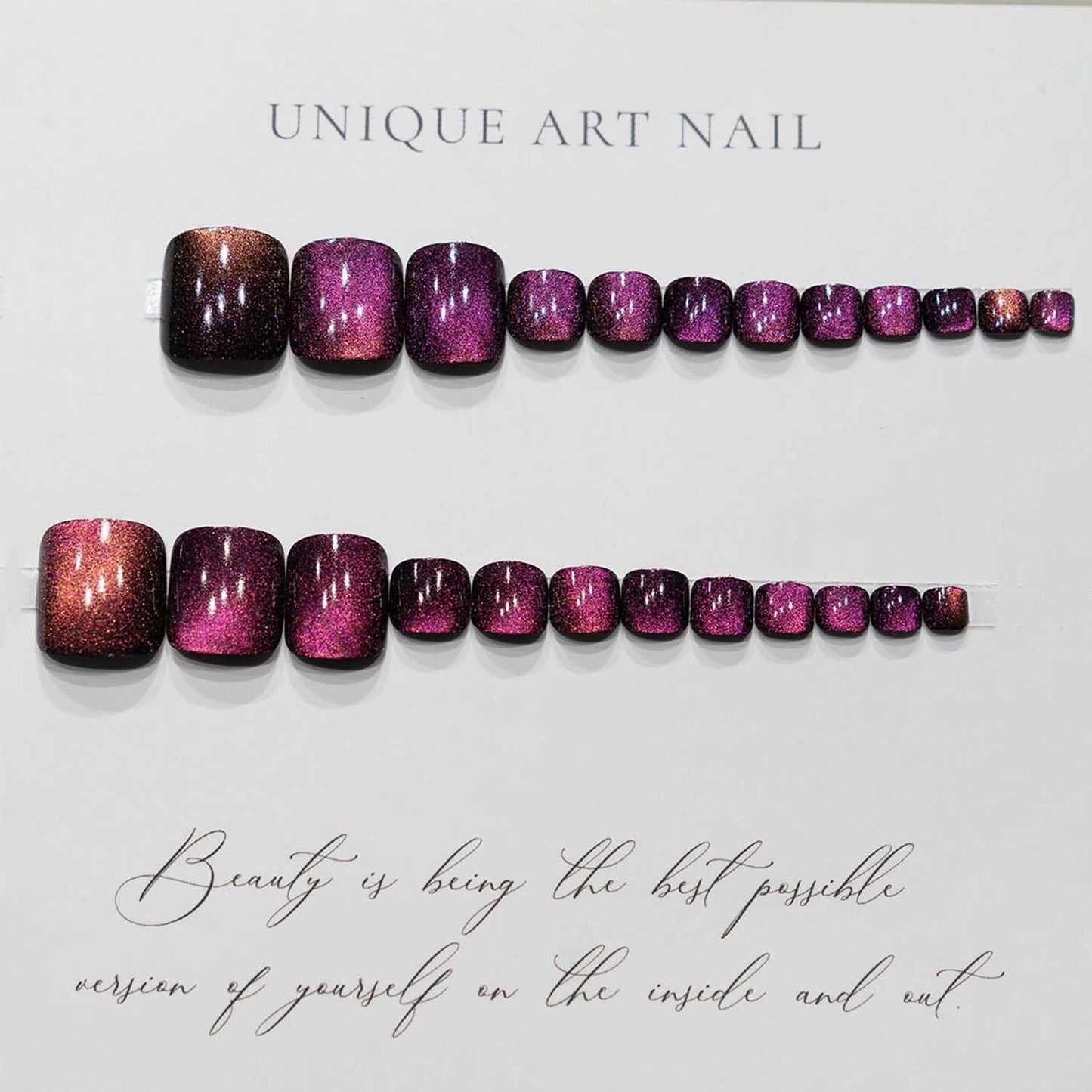 Purple Press On Toenails Square Fake Toenails Short False Toe Nails With Solid Color Shiny Designs Summer Acrylic Artificial Glue On Toenail Full Cover Stick On Toenail For Women 24pcs