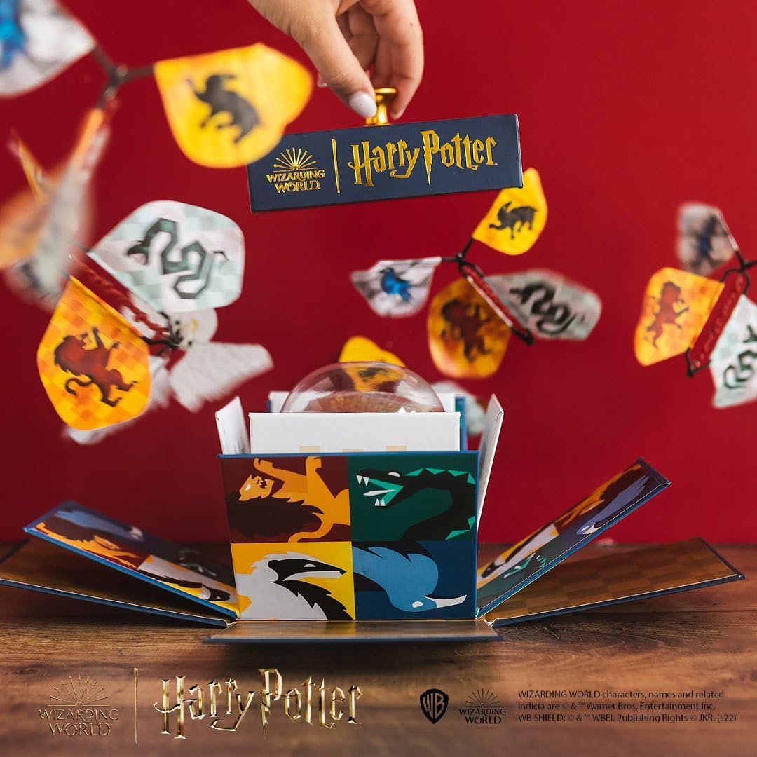 Harry Potter Flying Butterfly Explosion Gift Box Bundle by Send A Cake – Includes 3" Chocolate Mini Bundt Cake – Magical Birthday & Special Occasion Gift for Women, Men, Adults & Kids