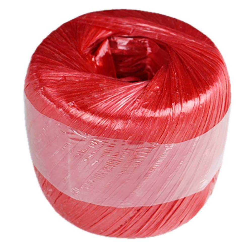 800m Length 2-3cm Width Polyester Nylon Plastic Rope Twine for Packing,Carrying,Hanging,Gardening,Arts and Crafts, Bundling Parcels and Wedding, Decorations,Gift,One Roll