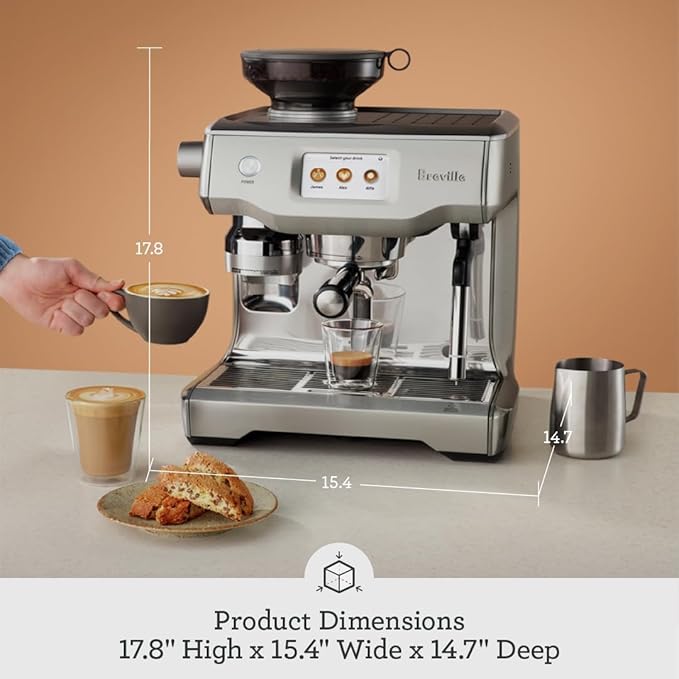 Breville Oracle Touch Espresso Machine BES990DBL, Damson Blue