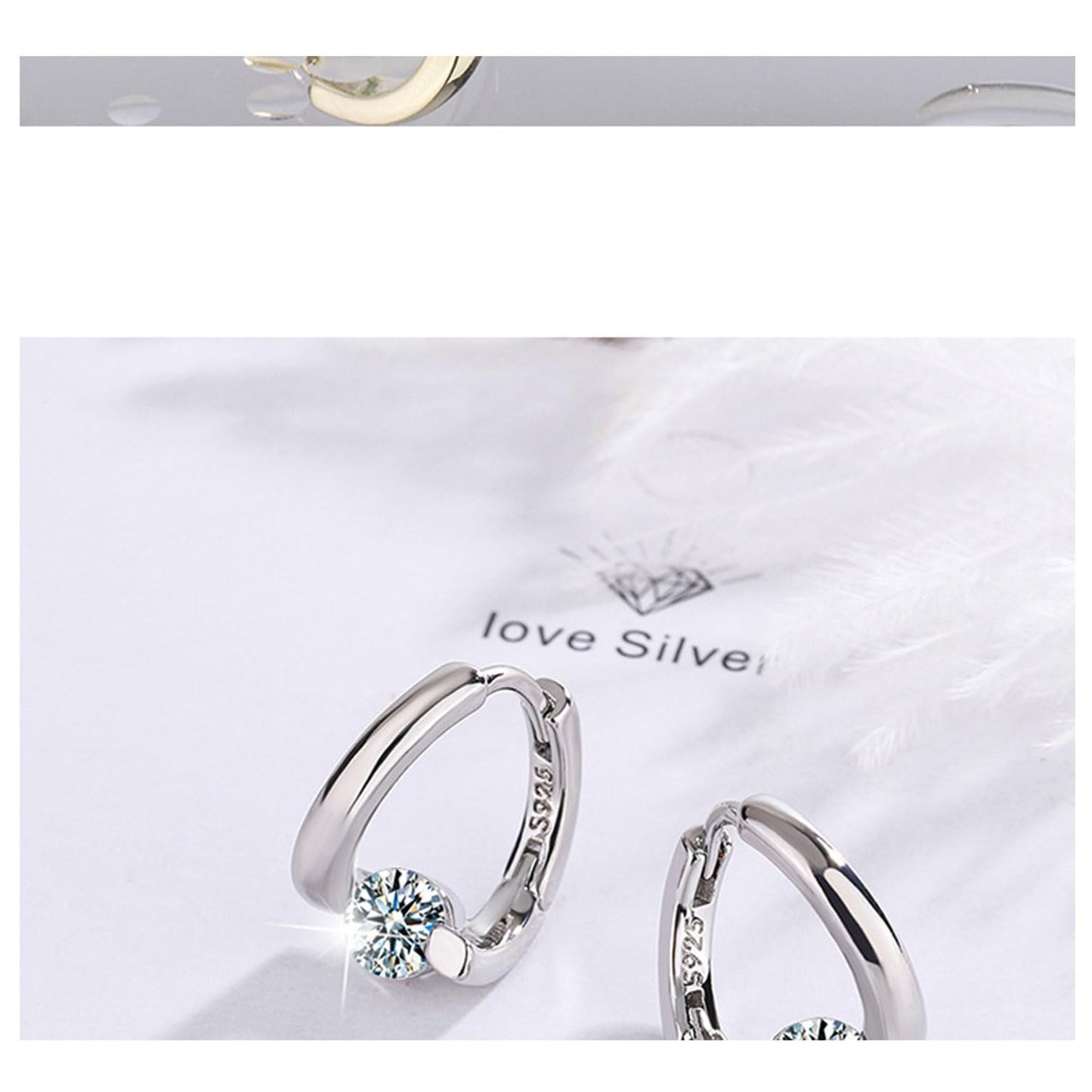 Lymphvity Earrings for Women Halolux Lymphvity Germanium Earring Atheniz Lymphatic Earring Lymphatic Drainage Earrings (Silver)