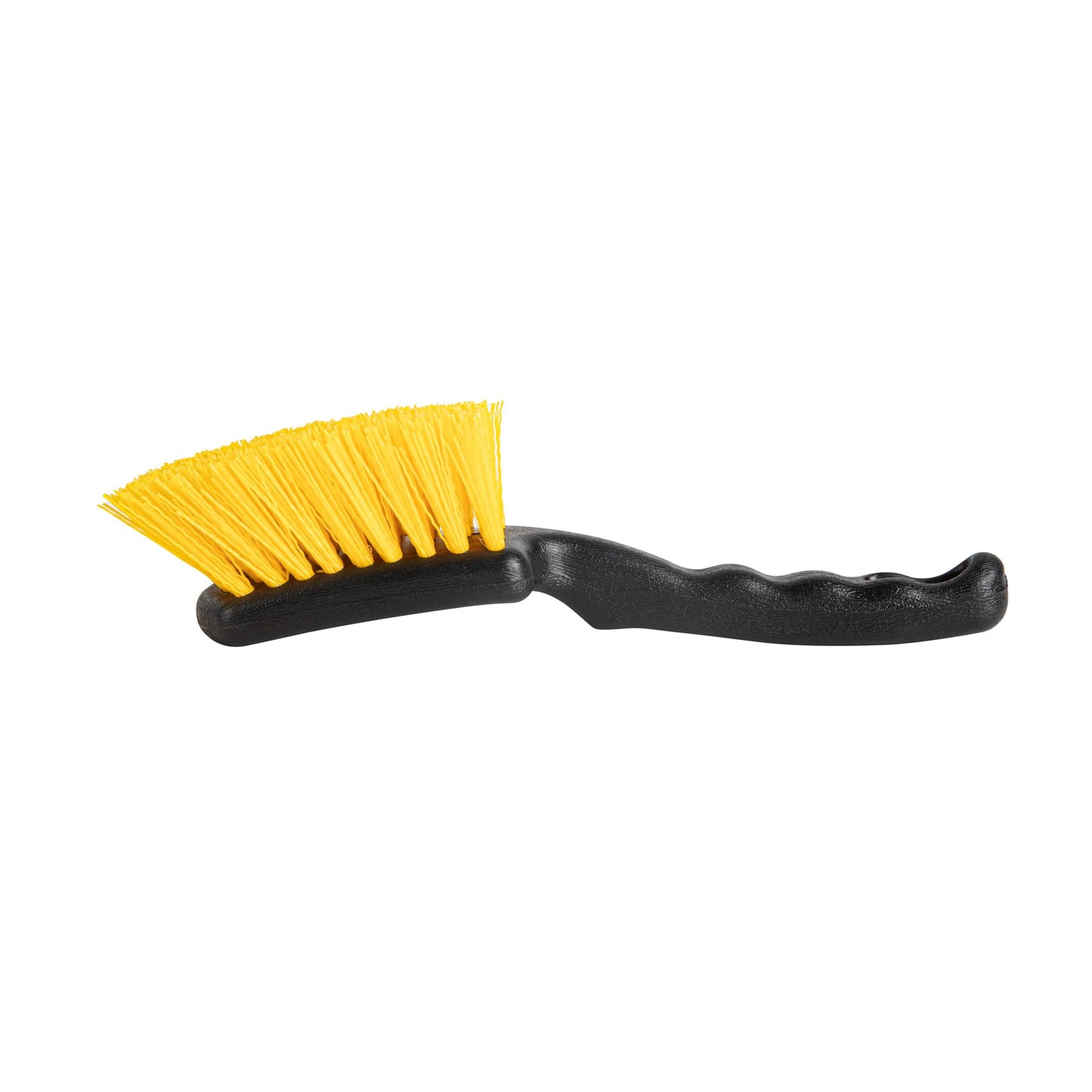 Restaurantware-Clean Tek Professional 10.24 Inch Utility Brush, 1 Heavy-Duty Scrub Brush - Plastic Bristles, Ergonomic Handle, Black Plastic Cleaning Scrub, Ideal for Indoor and Outdoor Cleaning