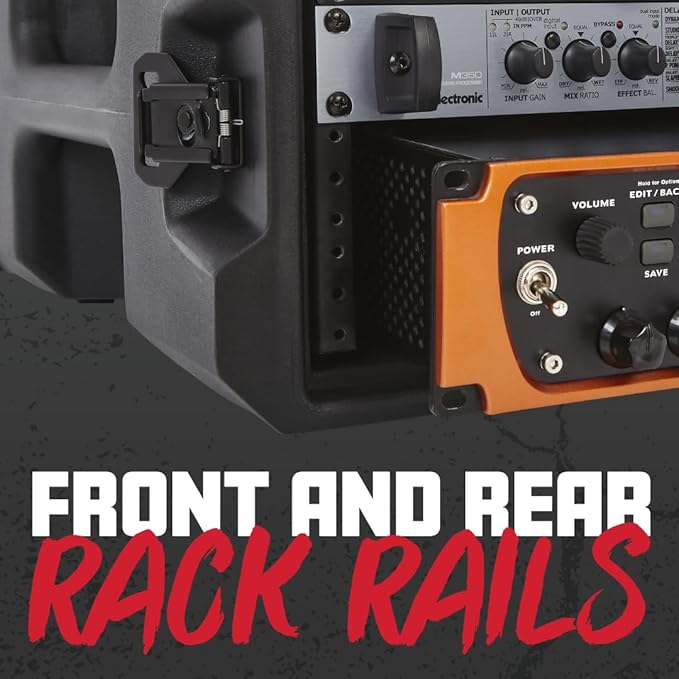 Gator Cases Pro Series 3U Rack Case with Shallow 13" Depth, Roto Molded Made in USA (G-PRO-3U-13)