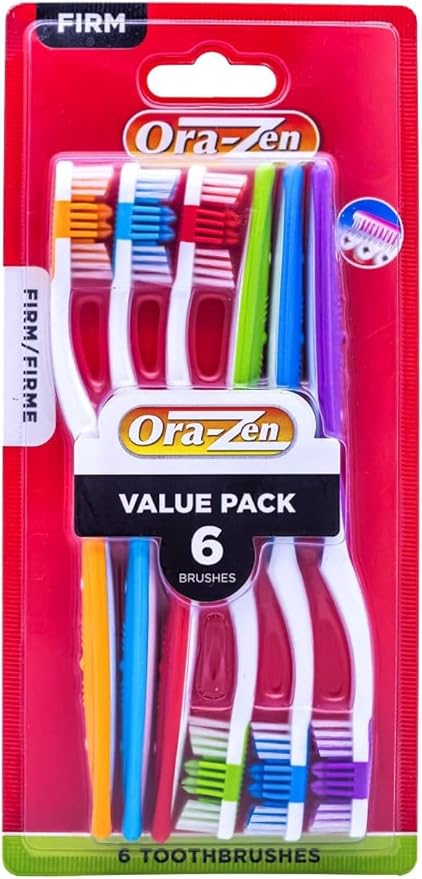 Extra Hard and Firm Bristle Adult Toothbrush 72-Count, Bulk Toothbrush, Hard Bristles, Value Pack for Travelling, Hotels, Donations