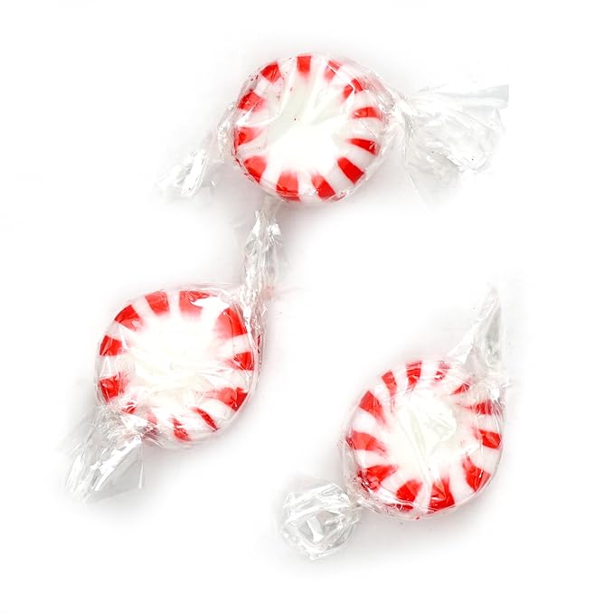 Arcor Starlight Peppermint Candy, 5 Pound Bulk Hard Candy (Approx. 375 pcs.), Individually Wrapped Peppermint, Starlight Mints