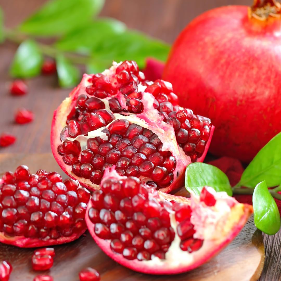 Sweet Pomegranate Tree Live Plant, 10-12" Tall, Wonderful Pomegranate Tree, Zone 8 to 11, Well Rooted