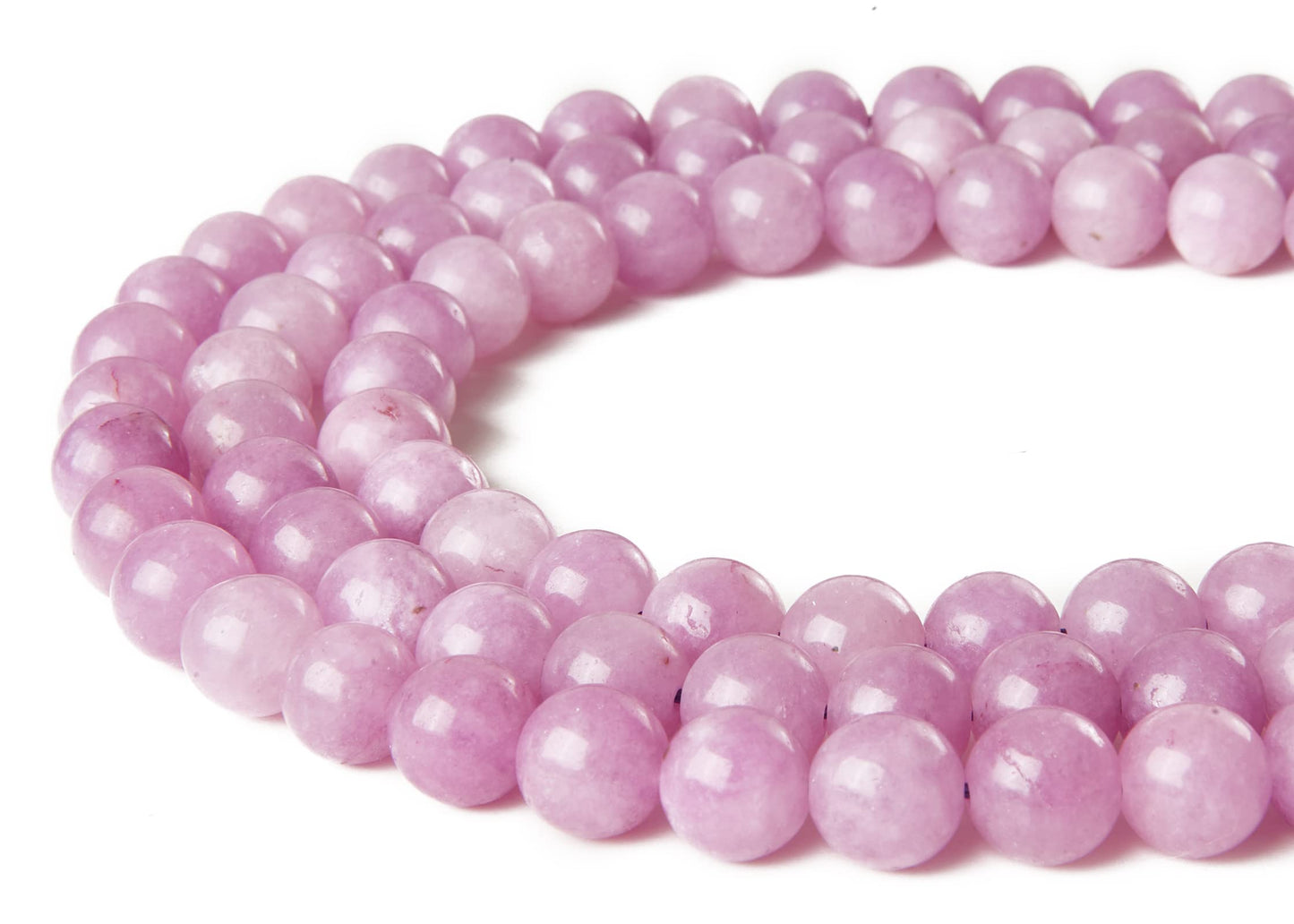 100pcs 6mm Kunzite Beads Natural Gemstone Beads Round Loose Beads for Jewelry Making