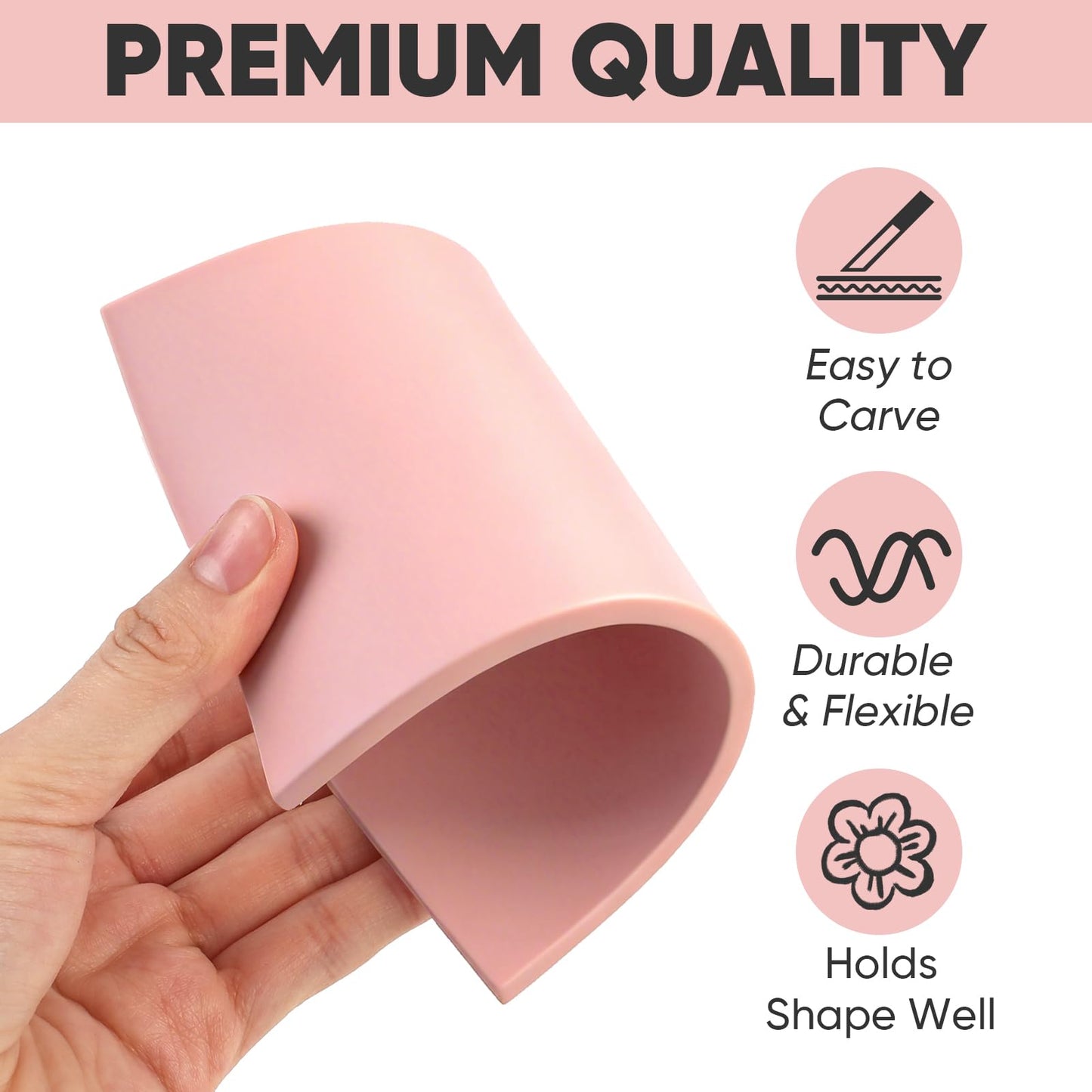 TEAWOO 12Pcs Linoleum Blocks for Printmaking – 4"x6" Premium Rubber Stamps, Printmaking Supplies for Printing, Stamp Making, and a Wide Range of DIY Craft Projects