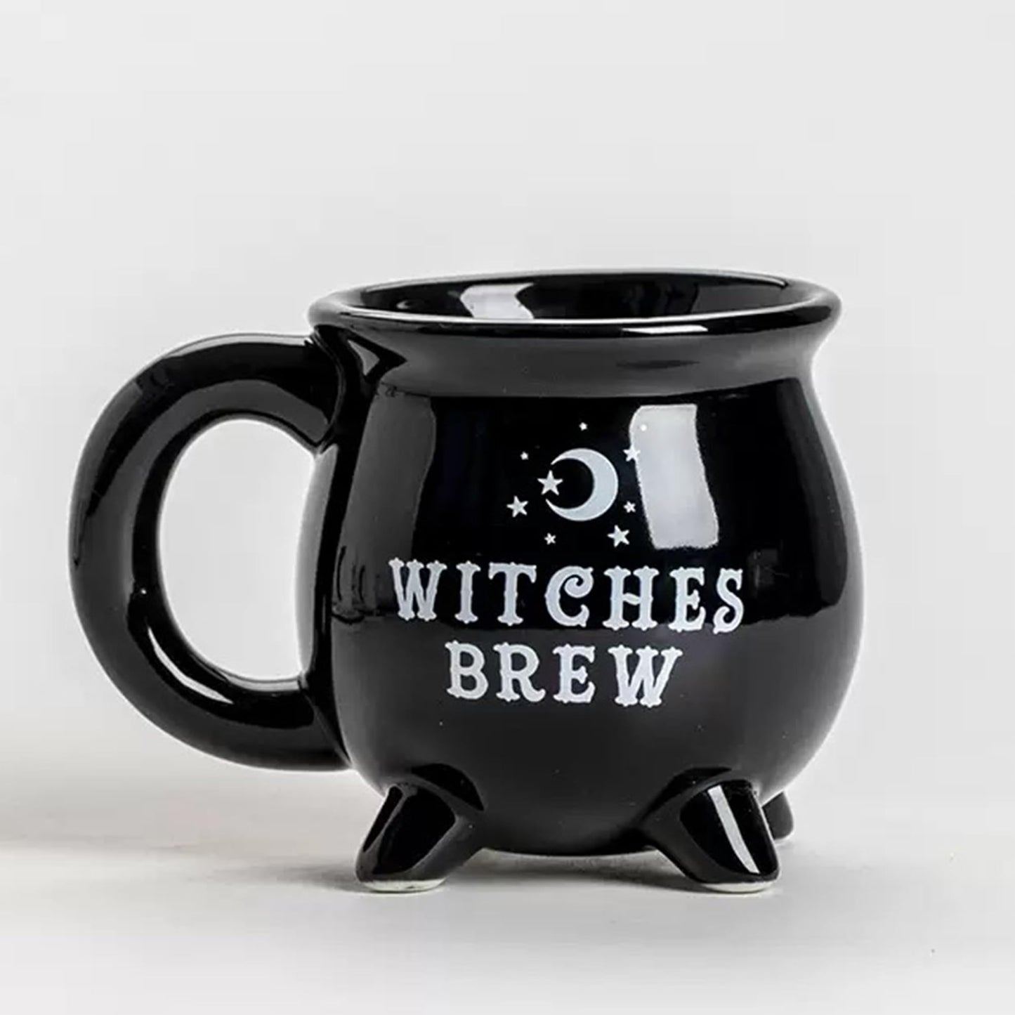 HOPOYGOS Ceramic Cauldron Mug - 12 oz Witches Brew Themed Coffee Cup, Microwave & Dishwasher Safe, Unique Magic Potion Mug for Tea, Coffee, Hot Chocolate, Fun Gift for Witchy & Fantasy Lovers