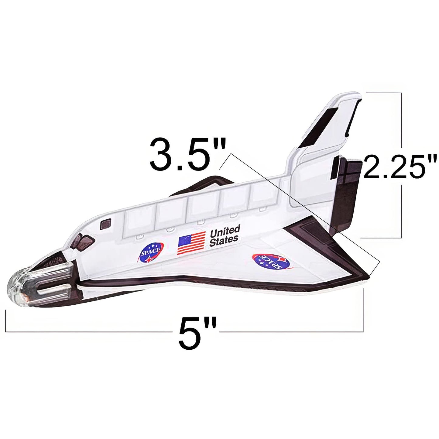 ArtCreativity Space Shuttle Gliders & Mini Astronaut Paratroopers