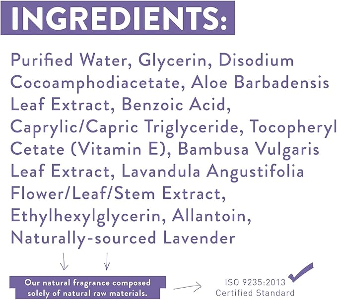 Simpleaf Flushable Wet Wipes Lavender | Plastic Free, Paraben & Alcohol Free | Hypoallergenic & Safe for Sensitive Skin | Soothing Aloe Formula | Adult Toilet Wipes (12 x 50 Counts Pack) 600 Counts