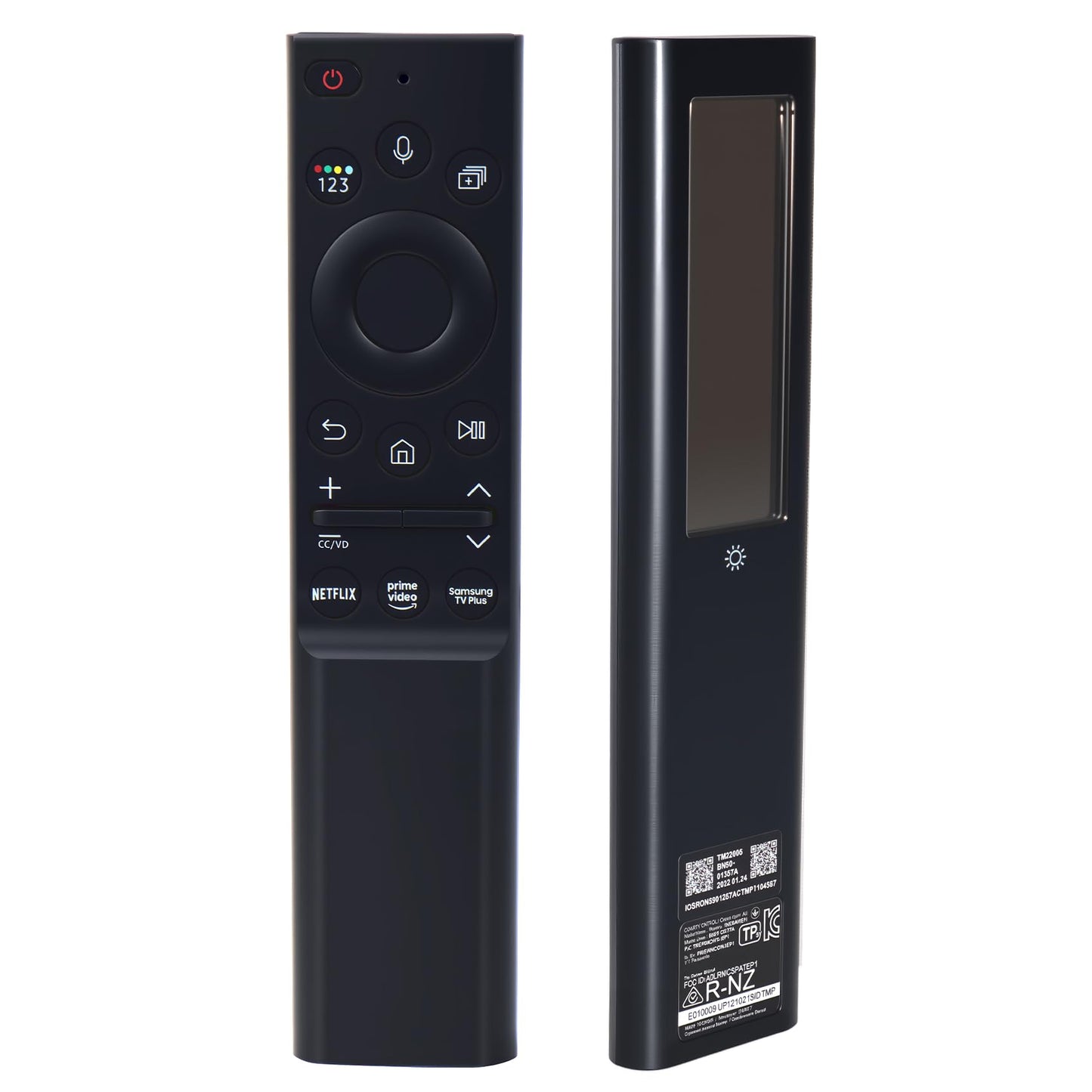 BN59-01357A Solar Voice Remote fit for Samsung QLED Series Smart TV Also BN59-01357F BN59-01357P Voice Remote Control Full Function Replacement
