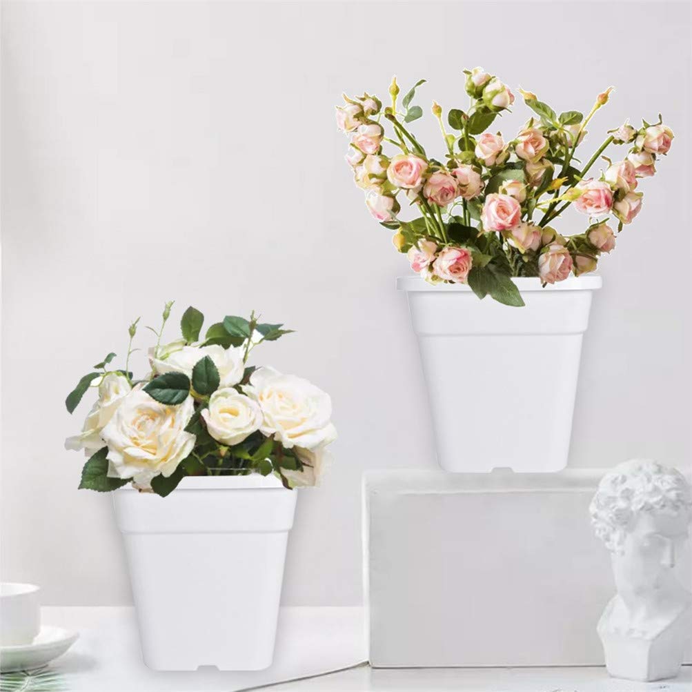 labworkauto Square Nursery Pots Plant Pots Grow Pots Nursery Container for Planting Soil Plants 3.15 Gallon 10Pcs