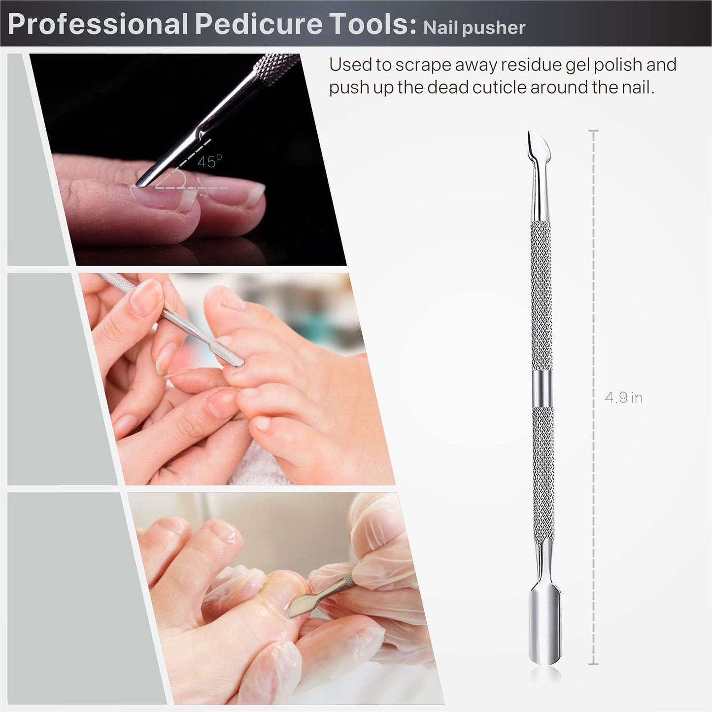 Toenail Clippers for Seniors Thick Toenails, Toe Nail Clippers Adult Thick Nails Long Handle, Professional Heavy Duty Nail Clippers 6Pcs Black