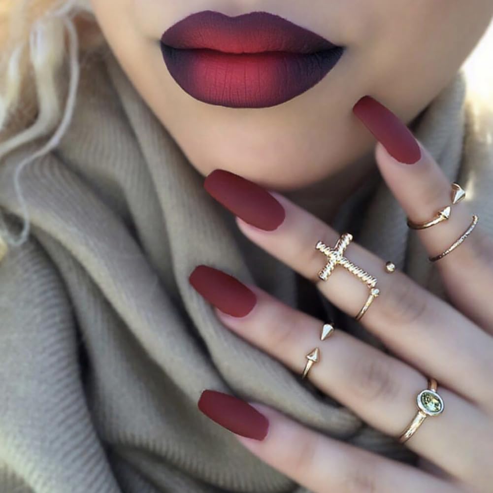 24Pcs French Tip Press on Nails RTKHFZE Extra long Ballet False Nails Coffin Full Cover Fake Nails with Jelly White Gradient Designs Acrylic Nails Press Ons Stick on Nail for Women Manicure