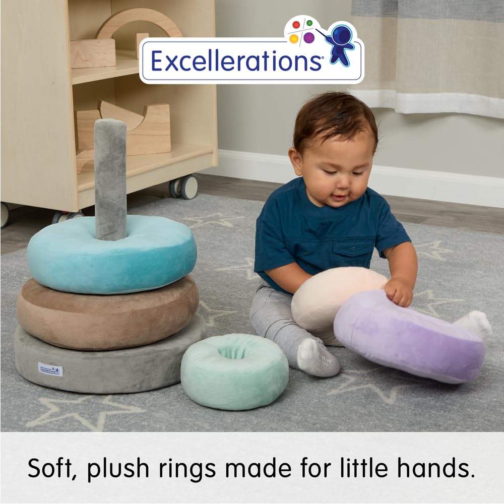 Excellerations TenderTots Calming Giant Plush Stacking Ring