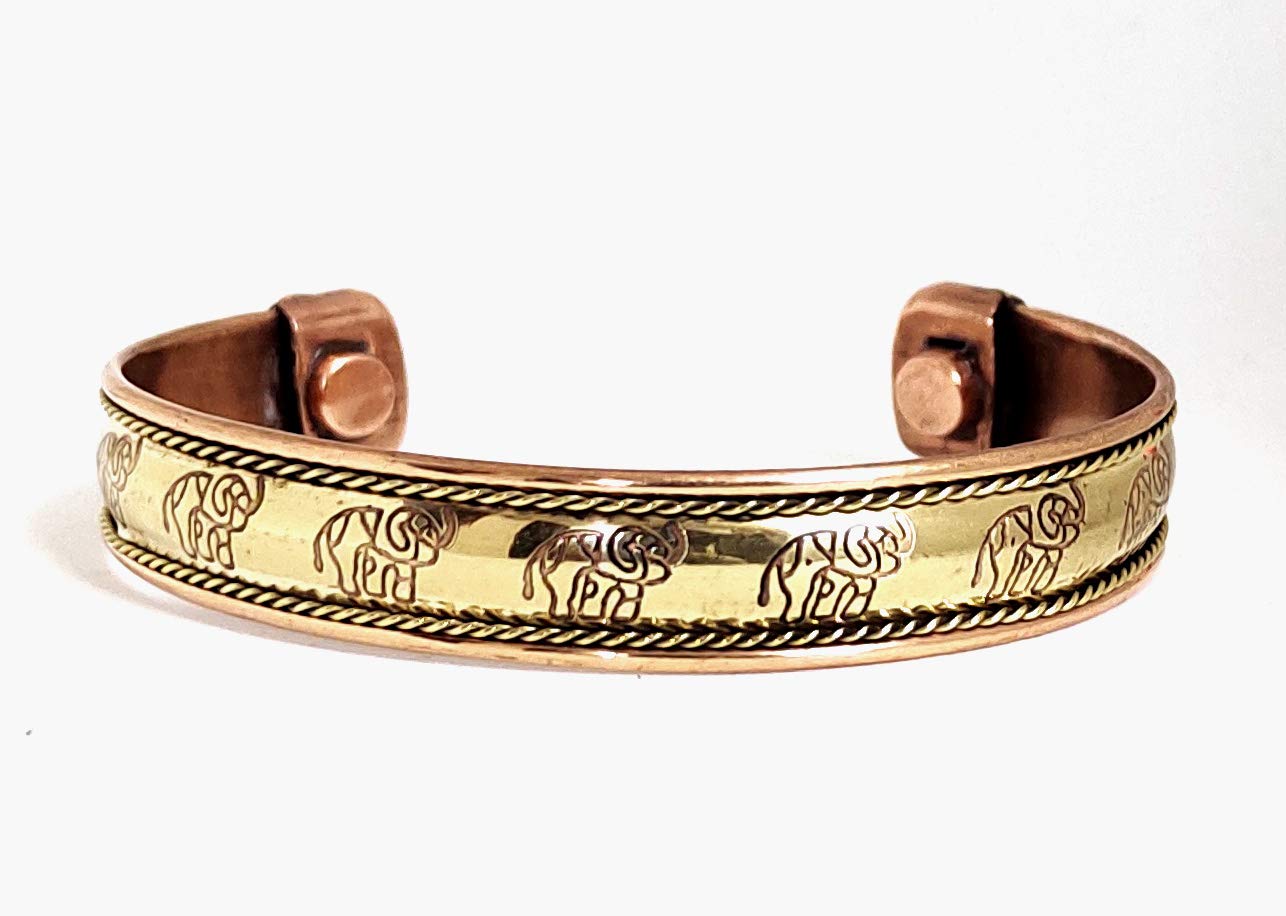 Sawcart Set Of 4 Copper Bracelet Pure Copper Therapy Effective & Natural Relief Cuff for Men's & Women's