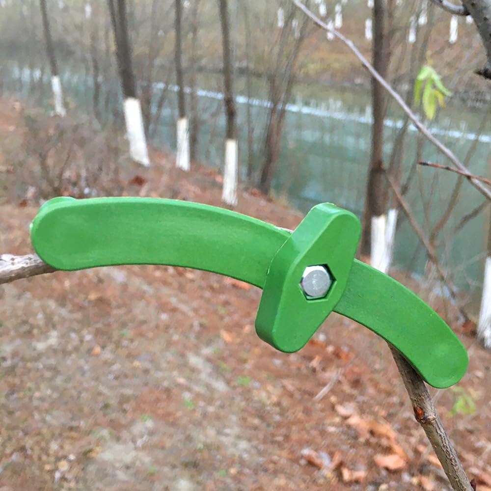 TOGRAND 8PCS Twig Bending Clips, Adjustable Plant Branch Benders, Reusable Garden Branch Training Tools, Fruit Tree Direction Growth Accessories, Bonsai Angle Control Helper, Green