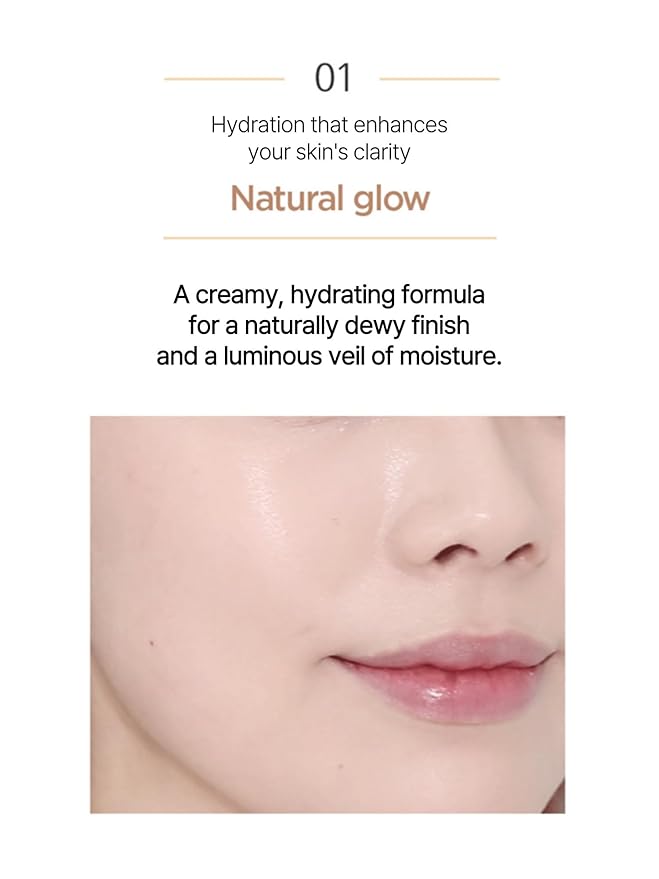 JUNG SAEM MOOL Essential Skin Nuder Cushion 19C Pink Light 0.49 Fl Oz, No Refill, Natural Radiant Finish Cushion Foundation with Buildable Coverage, Lightweight Texture, Korean Foundation Makeup