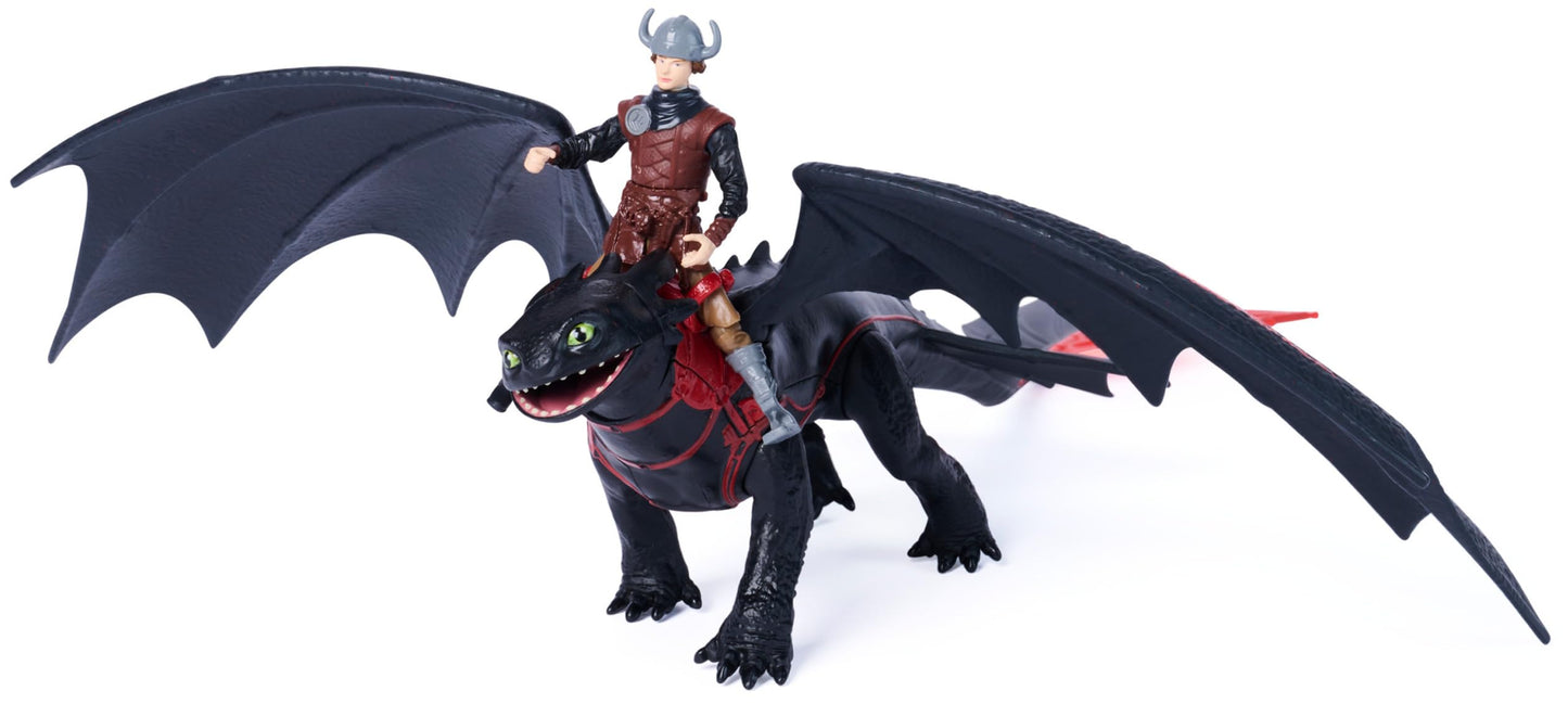 DreamWorks Dragons, How to Train Your Dragon, Toothless & Hiccup, Viking Duo Action Figures, Kids Toys for Boys Ages 4 and up
