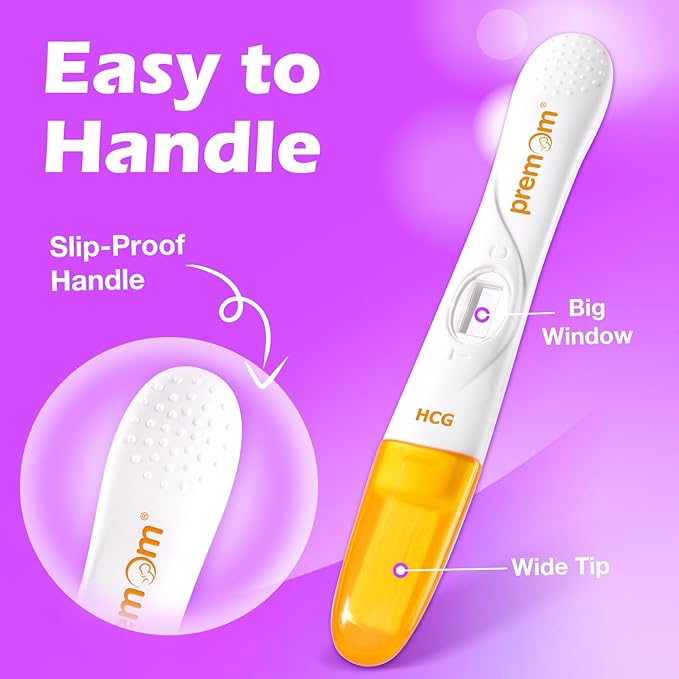Premom Pregnancy Test Midstream: Early HCG Detection Sticks - 3 Pack Pregnant Test Kit
