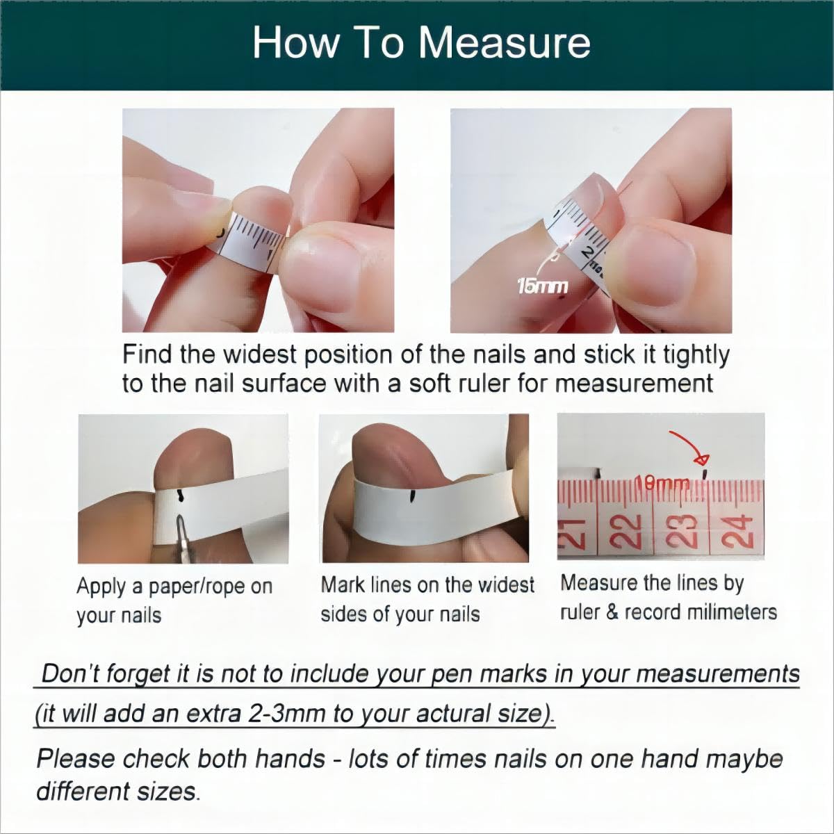 JC Handcrafted Press On Nails Kit, Short Length Nail Press Ons, Durable, Easy Application, Stylish Impress Press On Nails, Perfect for Daily Wear & Special Occasions (M19, M)