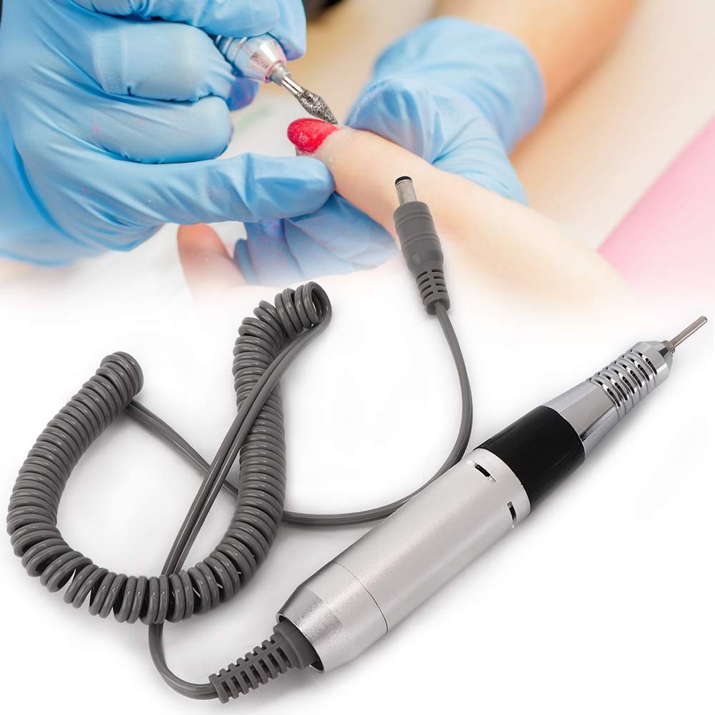 Professional Electric Nail Art Drill Pen Manicure Machine Nail Files Handpiece Nail Drill Pen Replacement Nail Grinding Machine Accessory(01)
