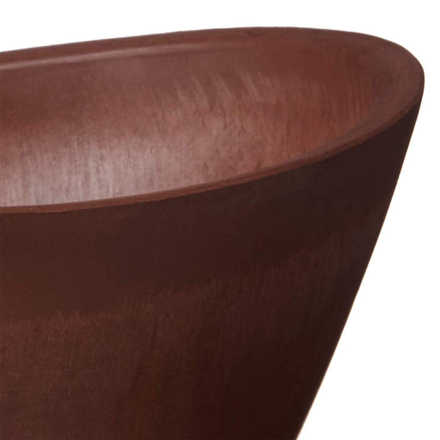 Arcadia Garden Products PSW YB41TC Swoop Pot, 16 by 12 by 9-Inch, Terra Cotta