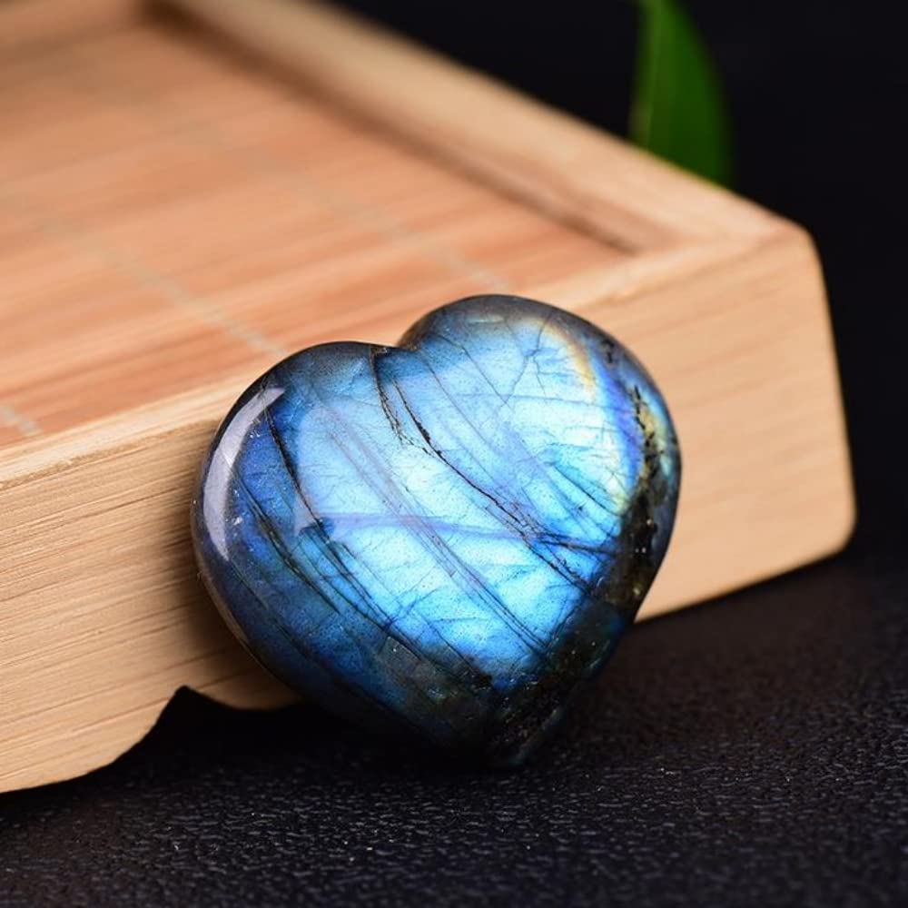 Natural Crystal Labradorite Heart Natural Labradorite Labradorite Crystal Crystal Hearts Healing Crystal Labradorite Stone
