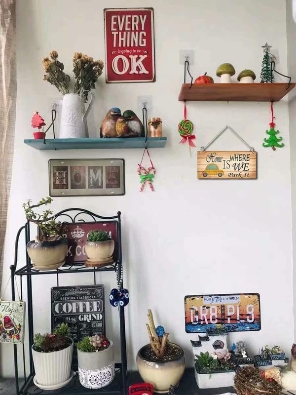 Gather Signs for Home Decor White, Rustic Farmhouse Dining Room Decor Wood Wall Hanging Plaque Gather Wall Decor for Living Room Kitchen Signs 4x16 Inch