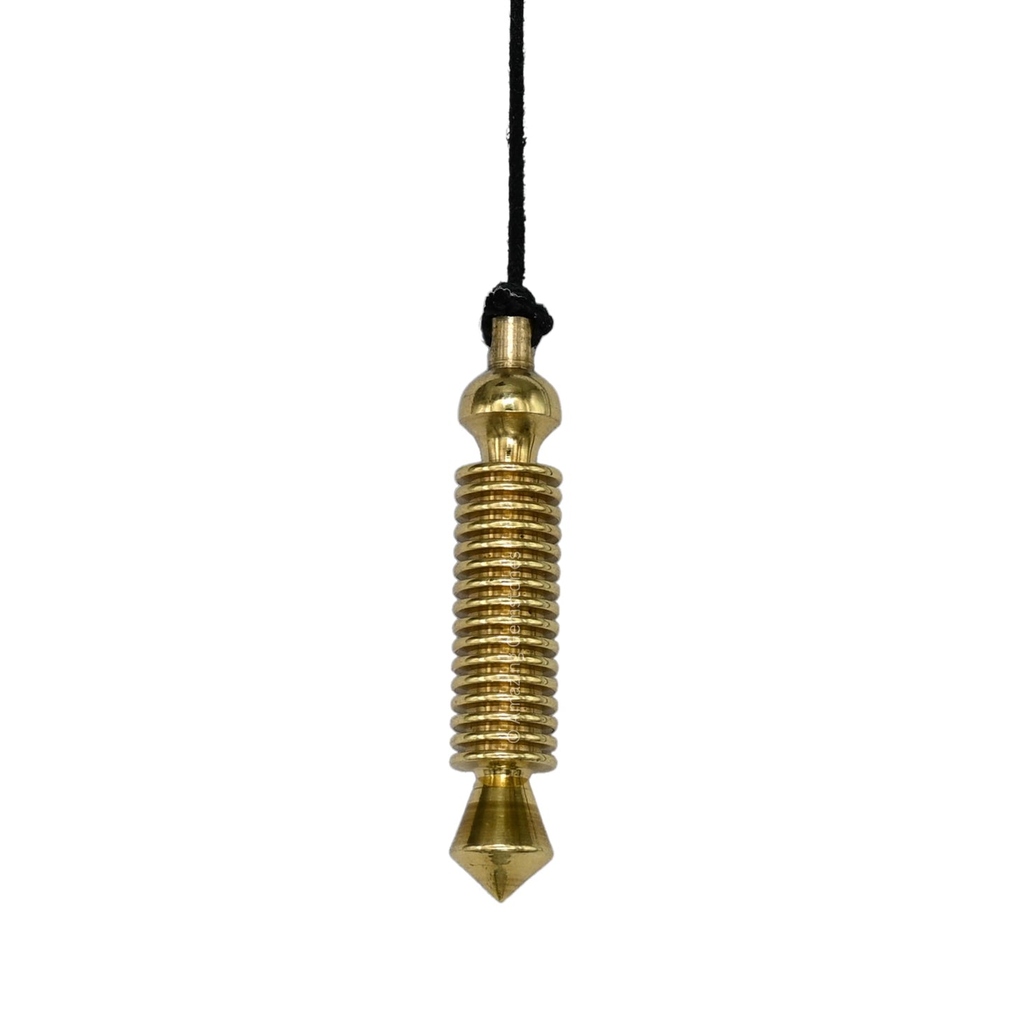 Amazing Gemstone Healing Metal Pendulums for Divination, Gold 16 ISIS Ring Steel Copper Pendulum High Energy Pendulo de Bronce Pendulos de Mesa MP54