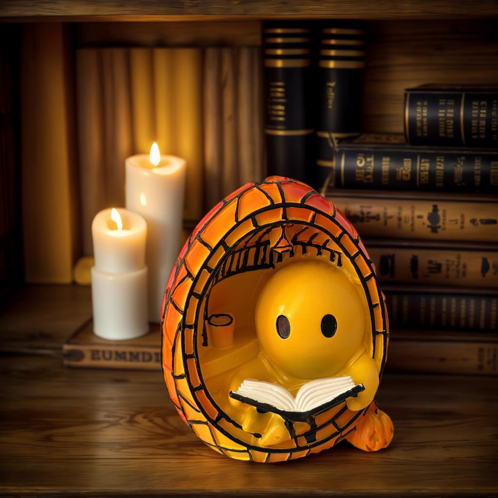 Halloween Ghost Night Light Set - Ghost Bubble Bath Lamp & Ghost Reading Book Lamp, USB-Powered Spooky Cute LED Decor for Kids Adults, Bathroom Bedroom, Gift-Ready Packaging