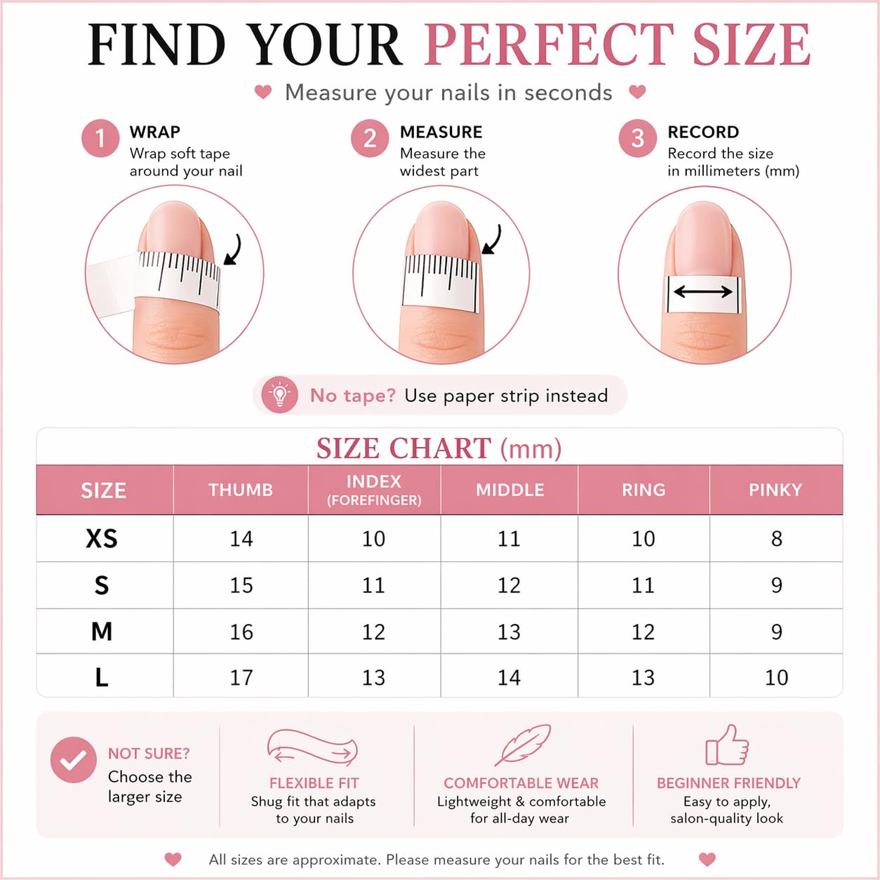 ECLALE Press on Nails Almond Shape, Rendering Painting Design 3D Sun & Star Design with Glittery Heart, Long Lasting, Safe Material Reusable Artificial Almond False Nails for Women 10PCS (S)