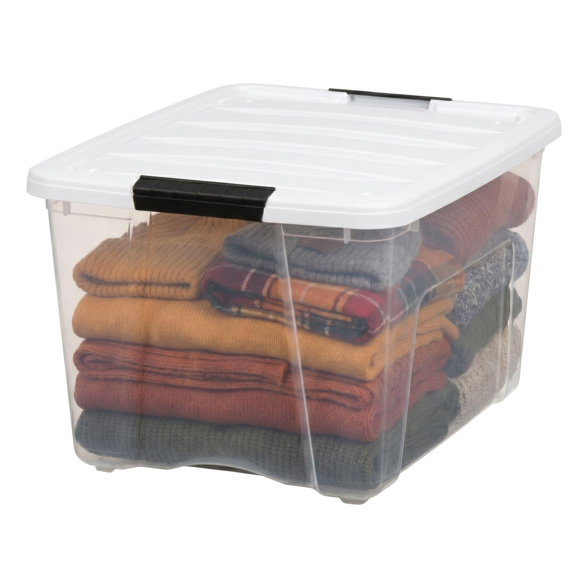 40 Qt Storage Bins with Lids (6 Count)