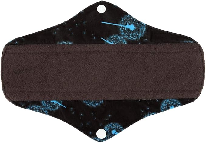 5 Cloth Menstrual Pads 1 Wet Bag M Panty Liners Reusable Washable (Sunflowers, M Panty Liners)