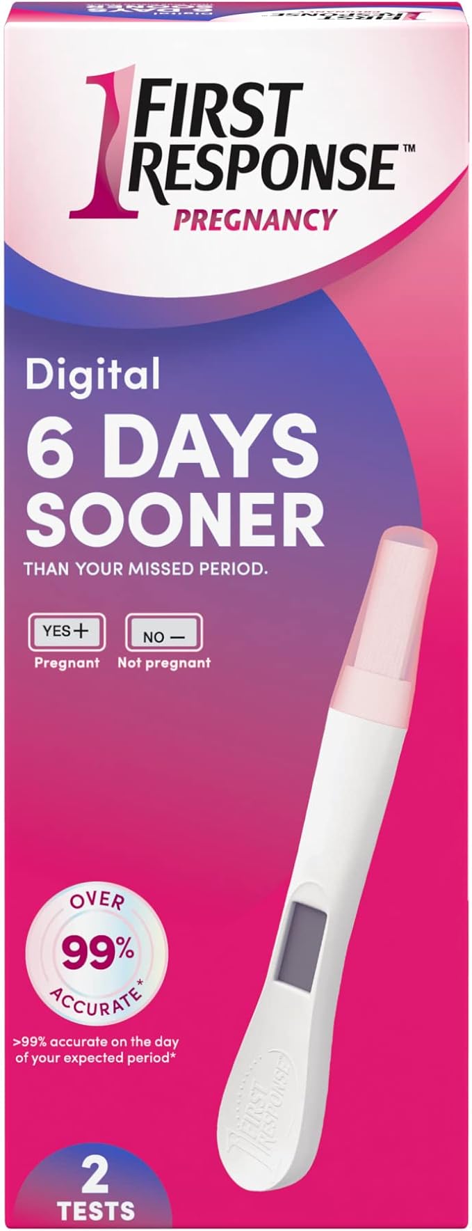 First Response Gold Digital Pregnancy Test, 4 Pack