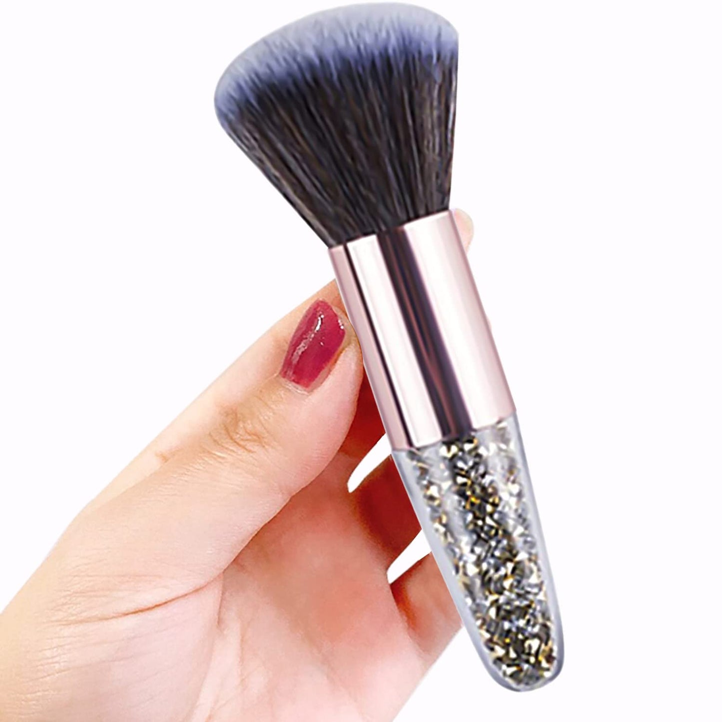 DANNEASY 3pcs Nail Dust Brush Acrylic Brush Cleaner Nail Duster Large Powder Brush Makeup Blush Brush Nail Art Brushes Brush for Nails Nail Tools